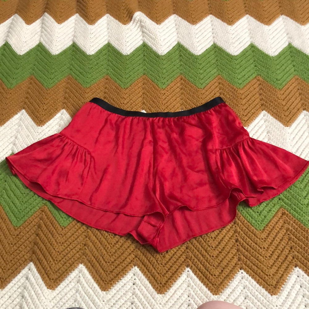 Free People red hot lounge shorts